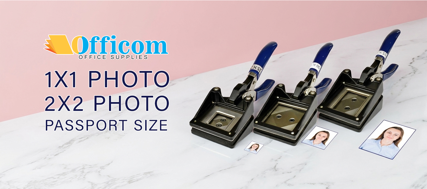 Officom Handy ID Photo Cutter (1x1 | 2x2 | Passport Size) - Heavy Duty ...
