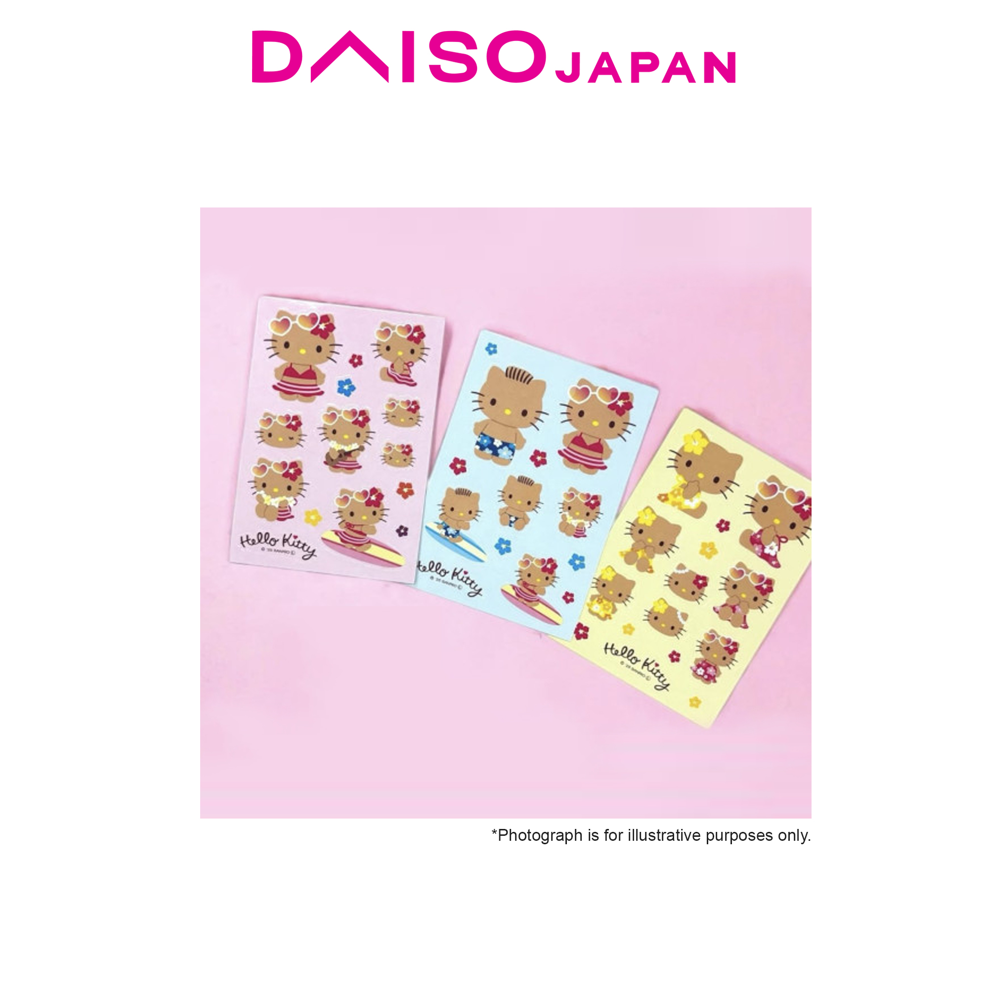 Daiso Sanrio Tan Hello Skitty Swimsuit Sticker Mystery Pack (1 pc ...