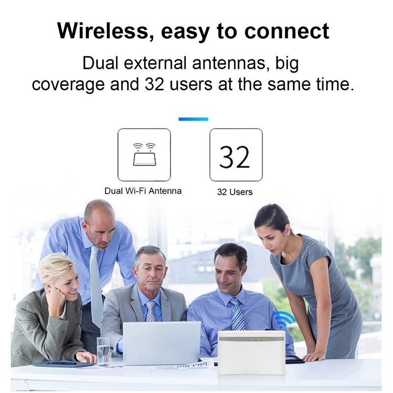 Expose WiFi Router 300Mbps Dual Band Wireless N Speed Router 4G 5G with ...