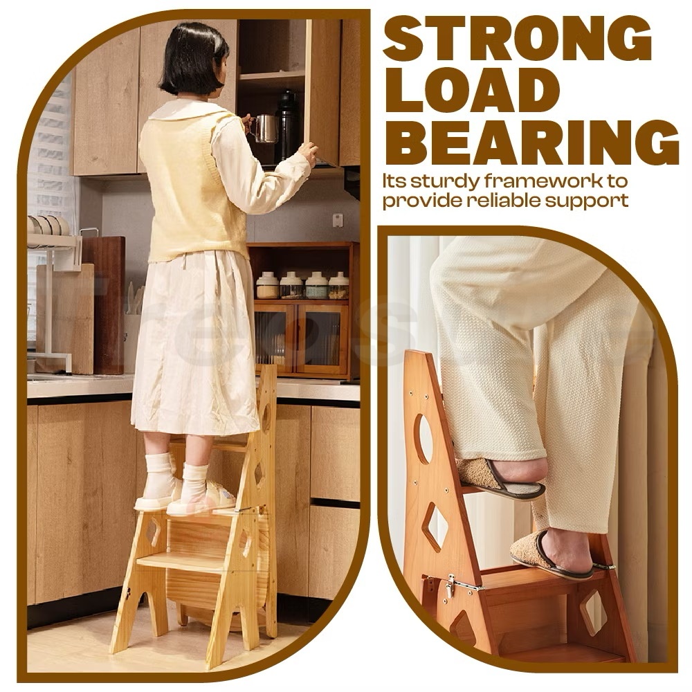 2in1 Ladder Chair Dual-Use Step Stool Multi-Function Ladder Chair ...