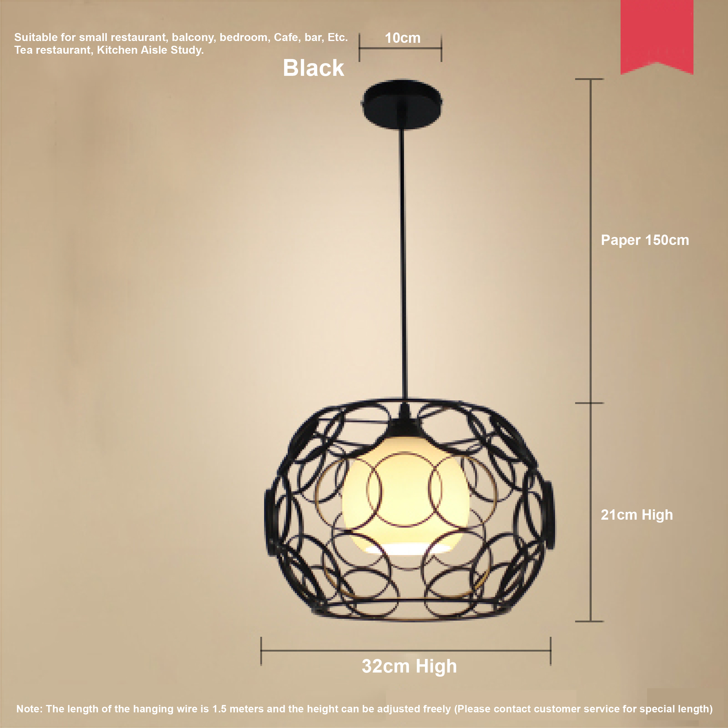 Drop light Hanging Pendant Light Lamp Single Head Modern Simple ...