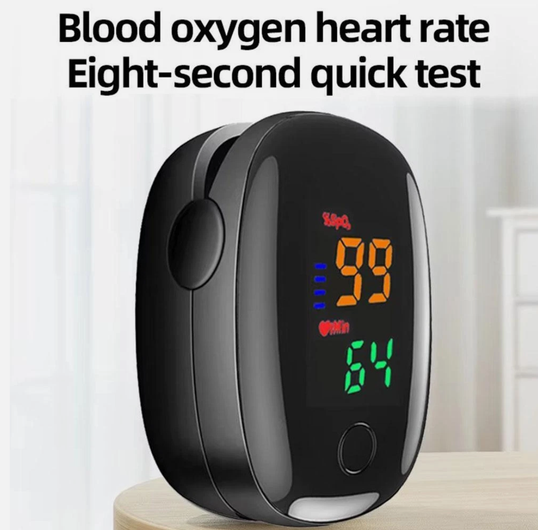 A2 Fingertip Pulse Oximeter Blood Oxygen Saturation Meter SPO2 PR Meter ...