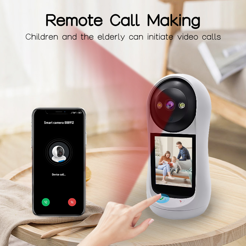 V380 Smart Video Call Camera Wifi IPS FHD 1080P Screen One Click IP Two ...
