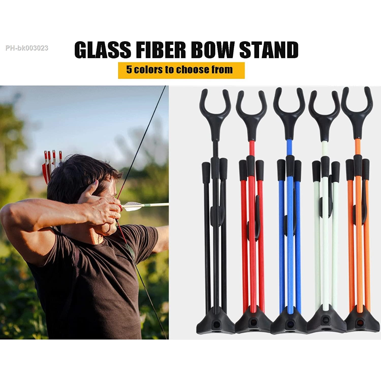 Bow Stand Carbon Fiber Folding Recurve Bow Support Stands Detachable ...