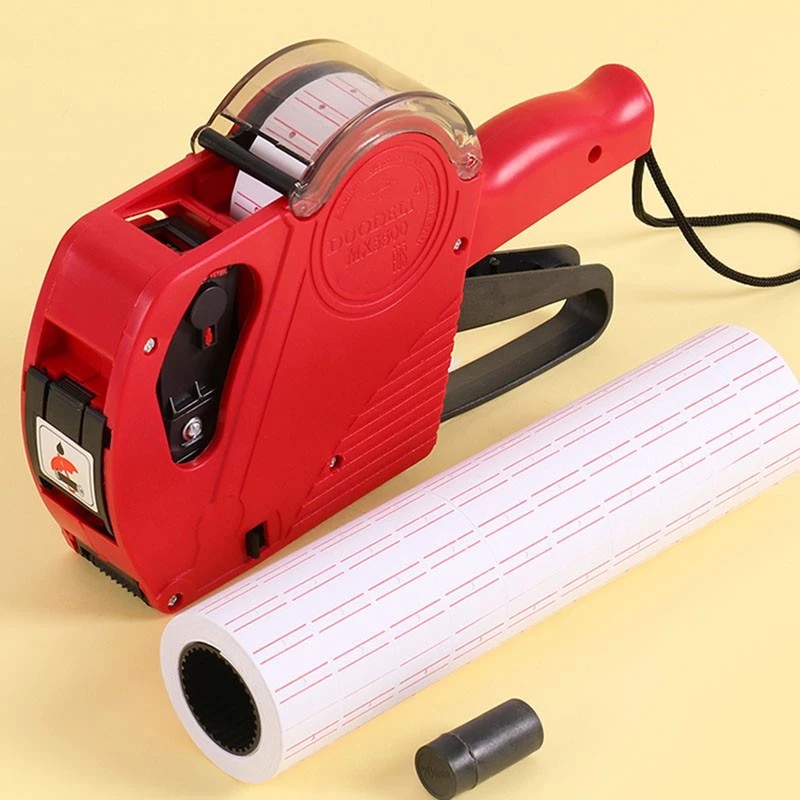 8 Digits Price Tag Gun Price Labeller With Labels Portable Tag Gun ...