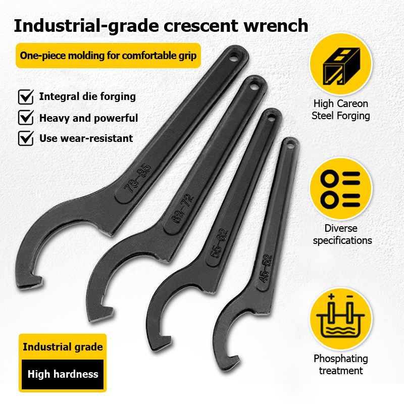 BikeTek Universal Shock Absorber C Spanner Wrench – Small 38-45mm & 45-52mm - View #2