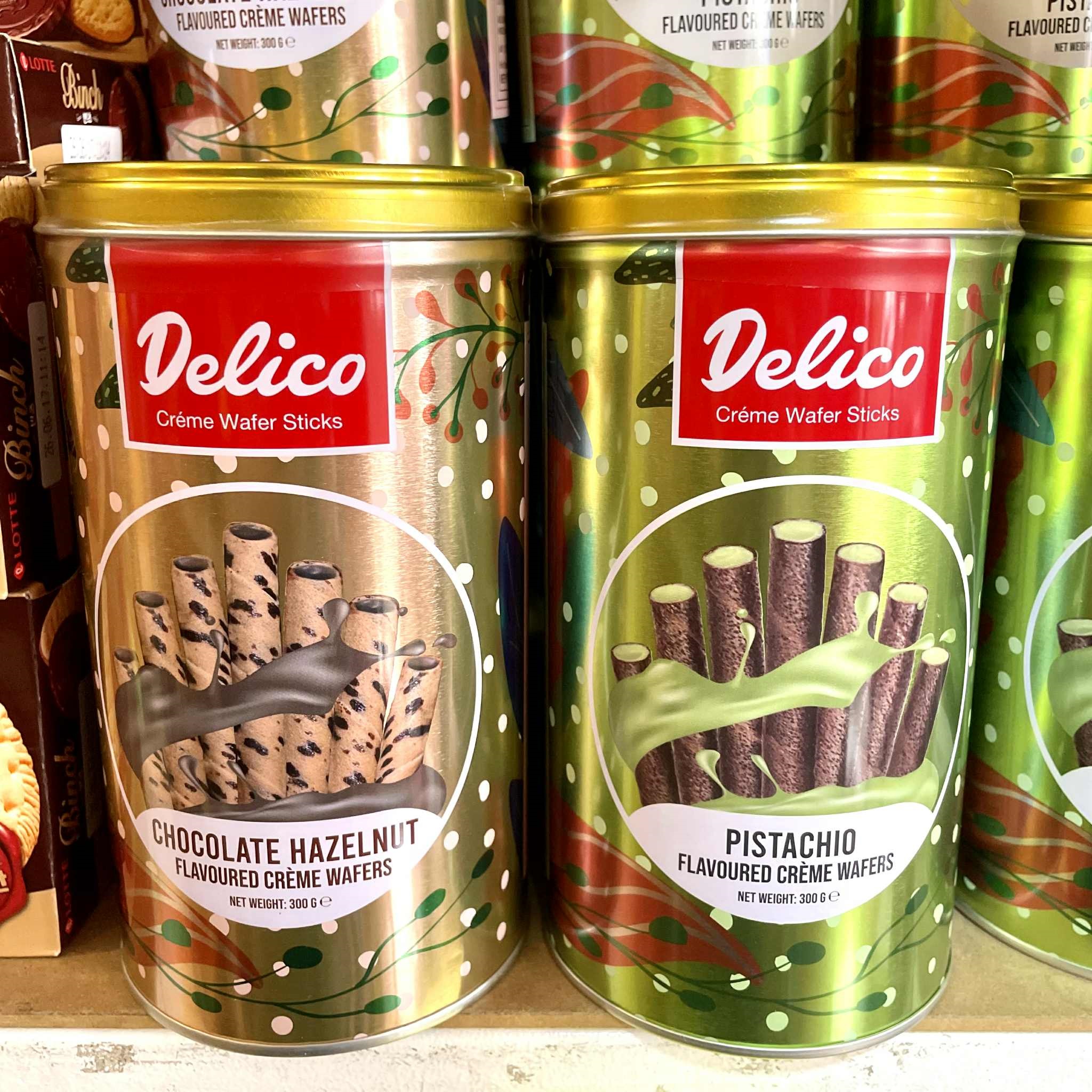 Delico Creme Wafer Sticks 300g (Chocolate/Pistachio) | Shopee Philippines