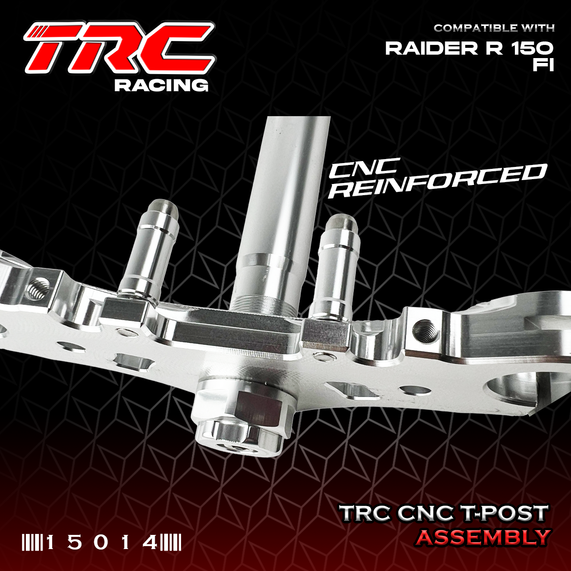 TRC RACING RAIDER R150 FI CNC TPOST ASSEMBLY 15014 | Shopee Philippines