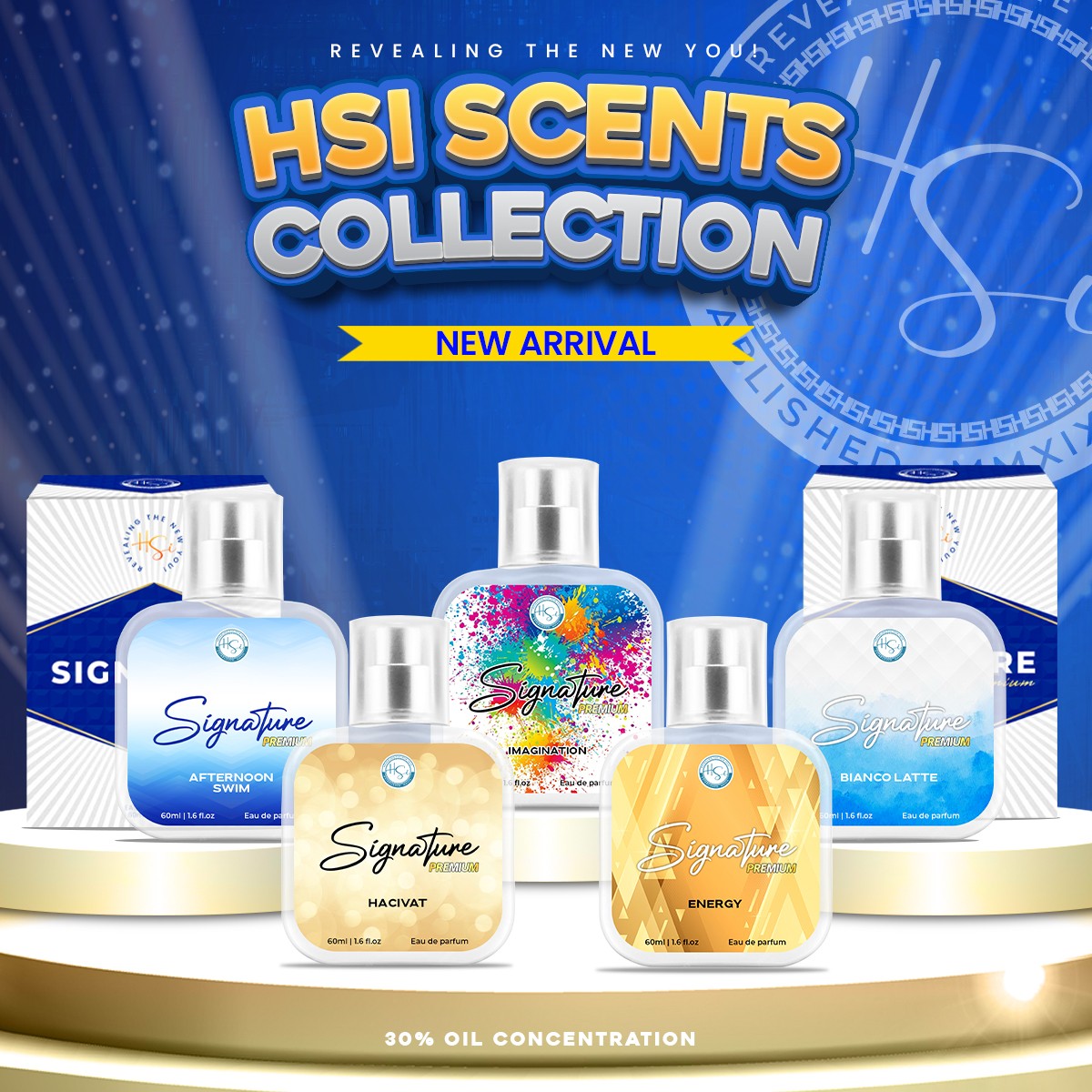 HSI Scents Collection Signature Premium Edition Complete List 30% Oil ...
