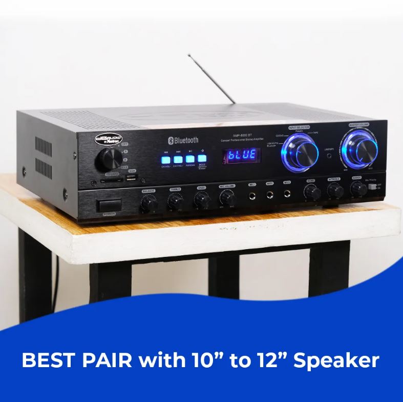 DBaudio AMP-8000 BT Concert Professional Stereo Amplifier Bluetooth ...