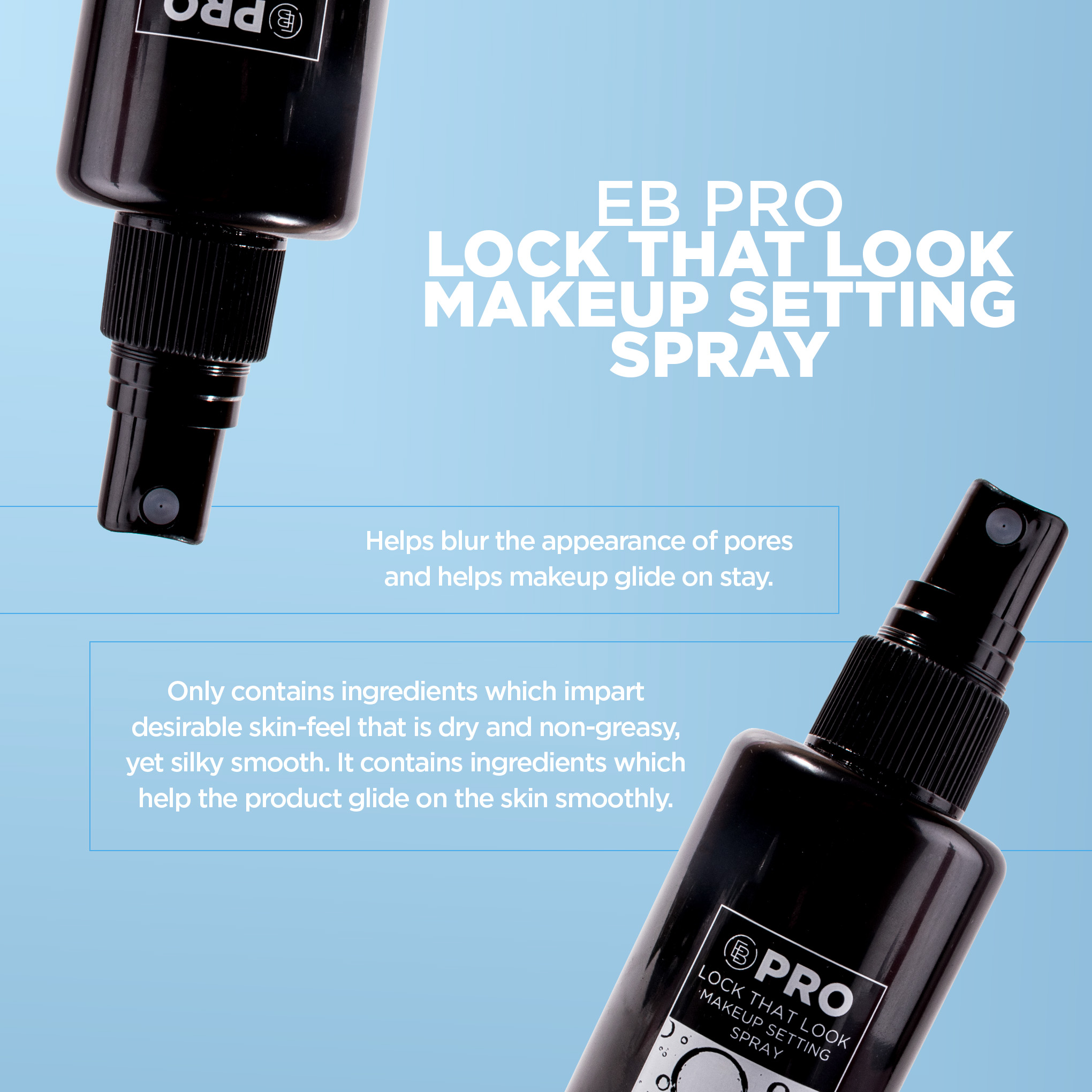 EB Pro Lock that Look Makeup Setting Spray 100ml [Mist, Makeup Spray ...
