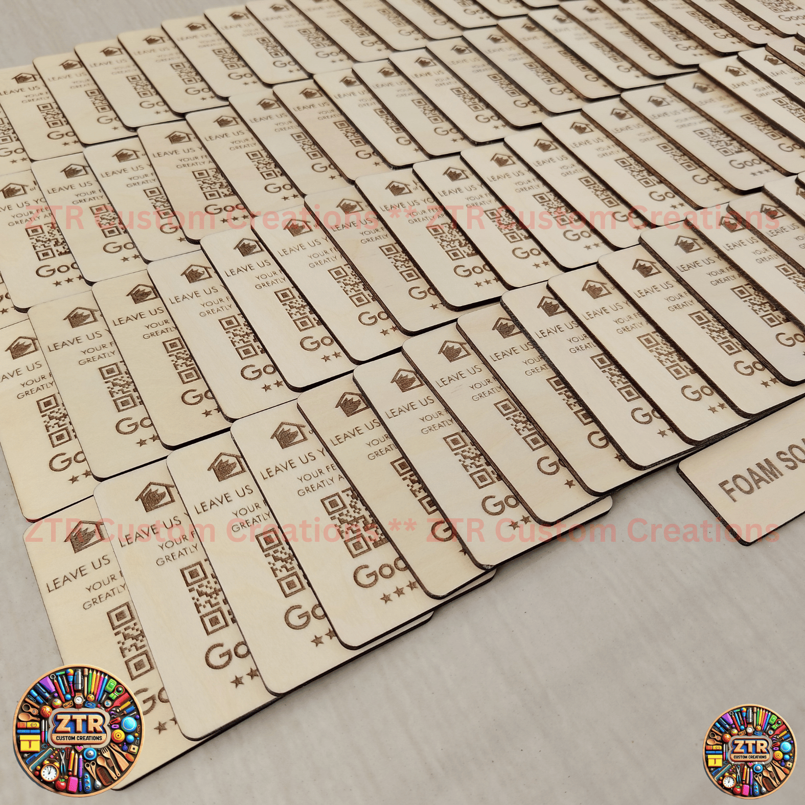 Personalized Wooden Ref Magnet – Free Custom Message on Packaging ...