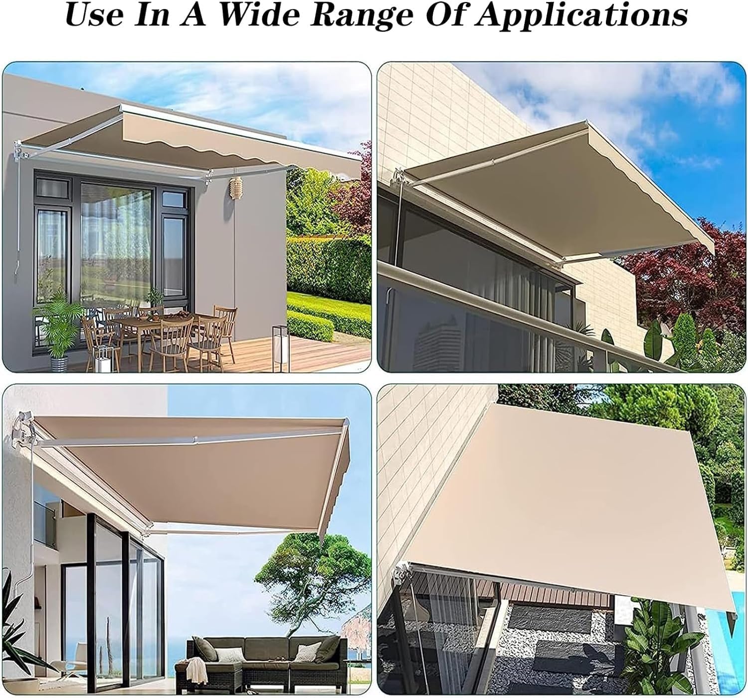 【Installation video attached】Retractable Awning Roof For Outdoor ...