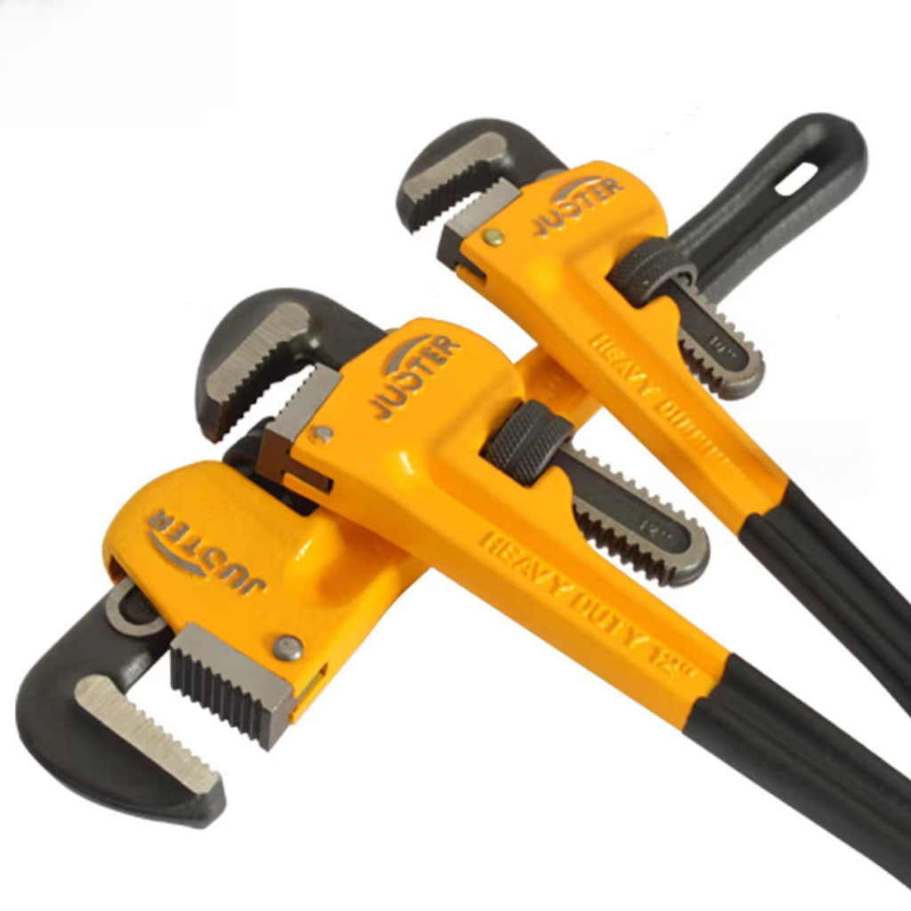 Heavy-Duty Adjustable Pipe Wrench Industrial-Grade Plumbing Tool (8" to ...