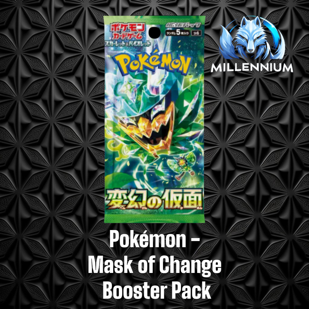 Mask Of Change Pokemon Card Booster Box  Sv6 Japanese Edition, 30 Packs  Sealed, Scarlet & Violet TCG, Factory Sealed Japan Import