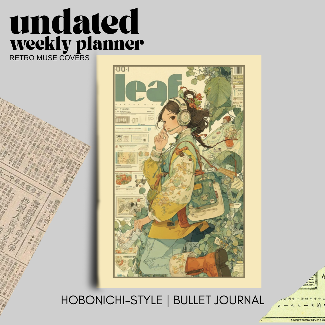 A5 Hobonichi-Inspired Undated Weekly Grid Planner | 30 Weekly + 30 Grid ...