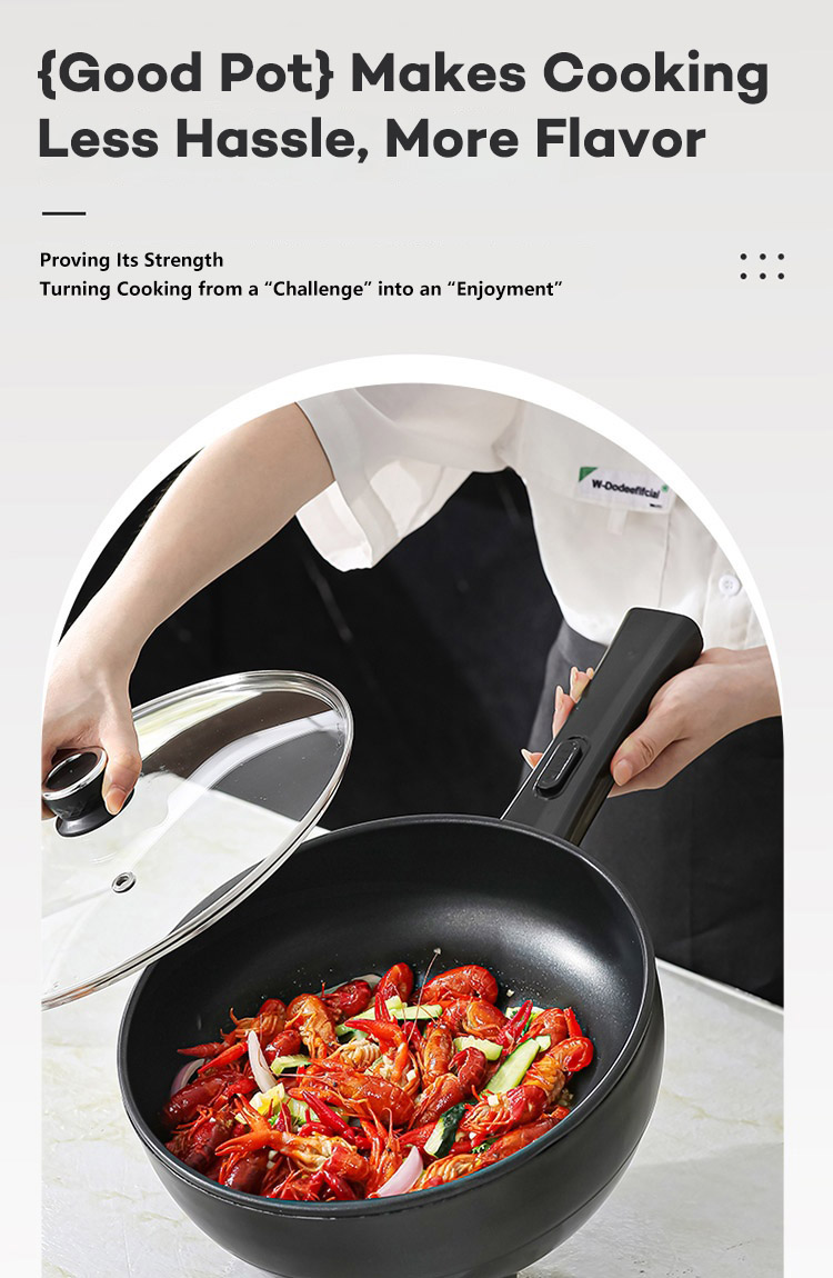 5.5L Electric Frying Pan 1350W Multi Electric Cooker Big Capacity ...