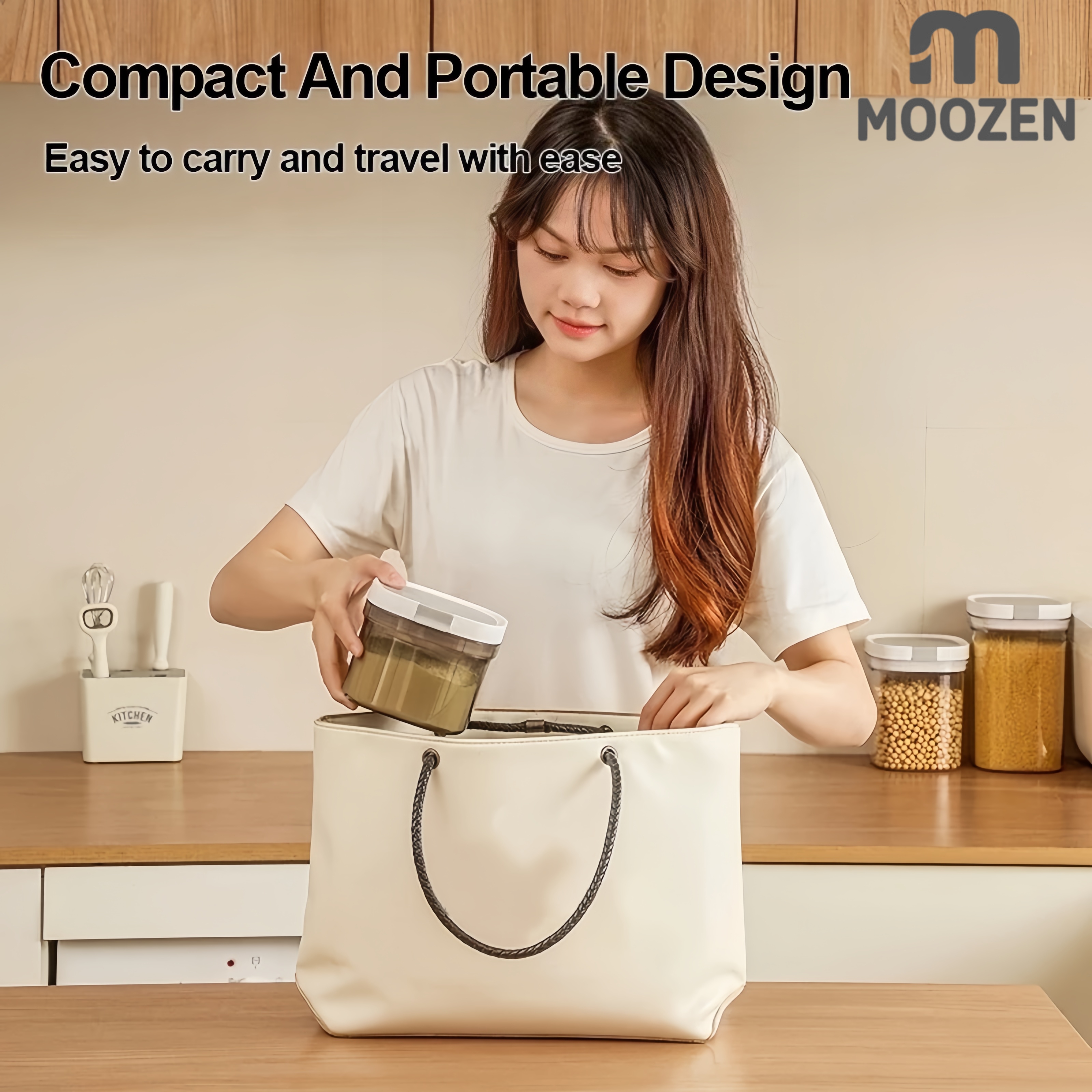 MOOZEN | Portable Milk Powder Container - BPA-Free | Leakproof ...
