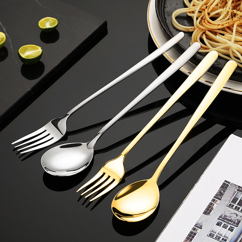 MOOZEN | 12pc Korean Food-Grade Spoon/Fork Set | BPA-Free | Rounded ...
