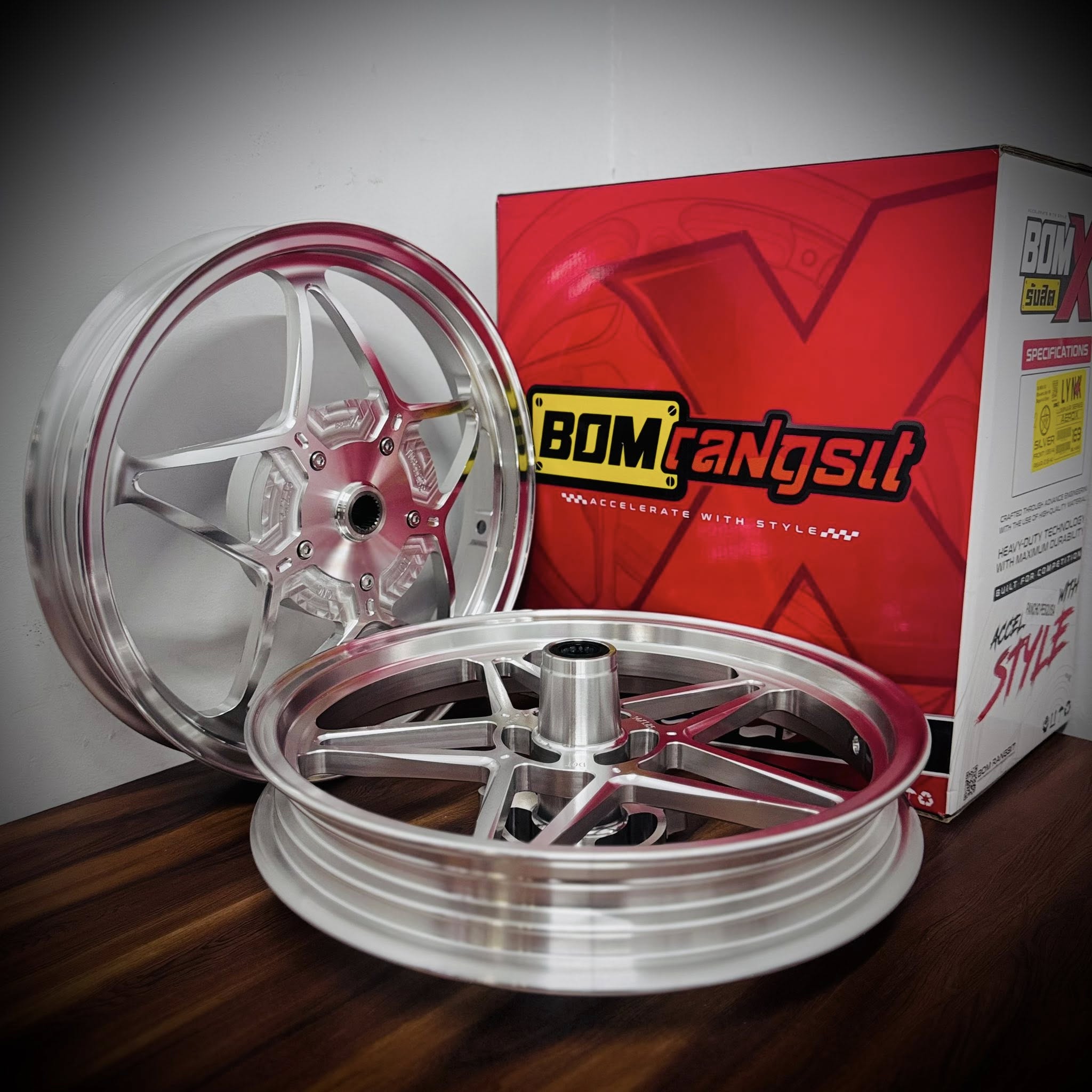 BOM X RANGSIT CNC MAGS LYNX STAR V1 14s YAMAHA AEROX 155 V1 / AEROX 155 ...
