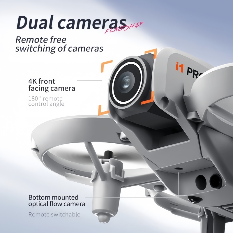 D16 Drone 4K HD Camera Aerial Photography 180° Electric Adjustment Dual ...