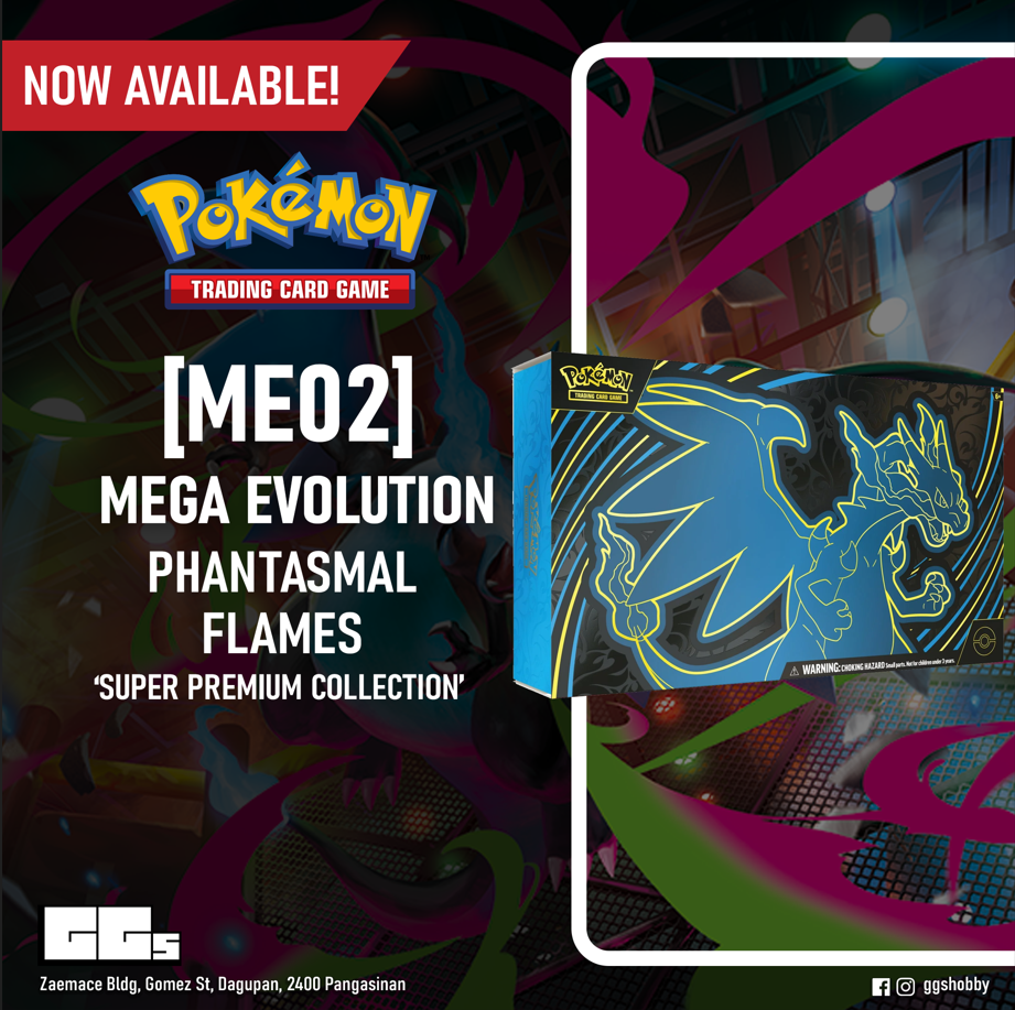 Pokemon TCG: [ME02] Mega Evolution: Phantasmal Flames Super Premium ...