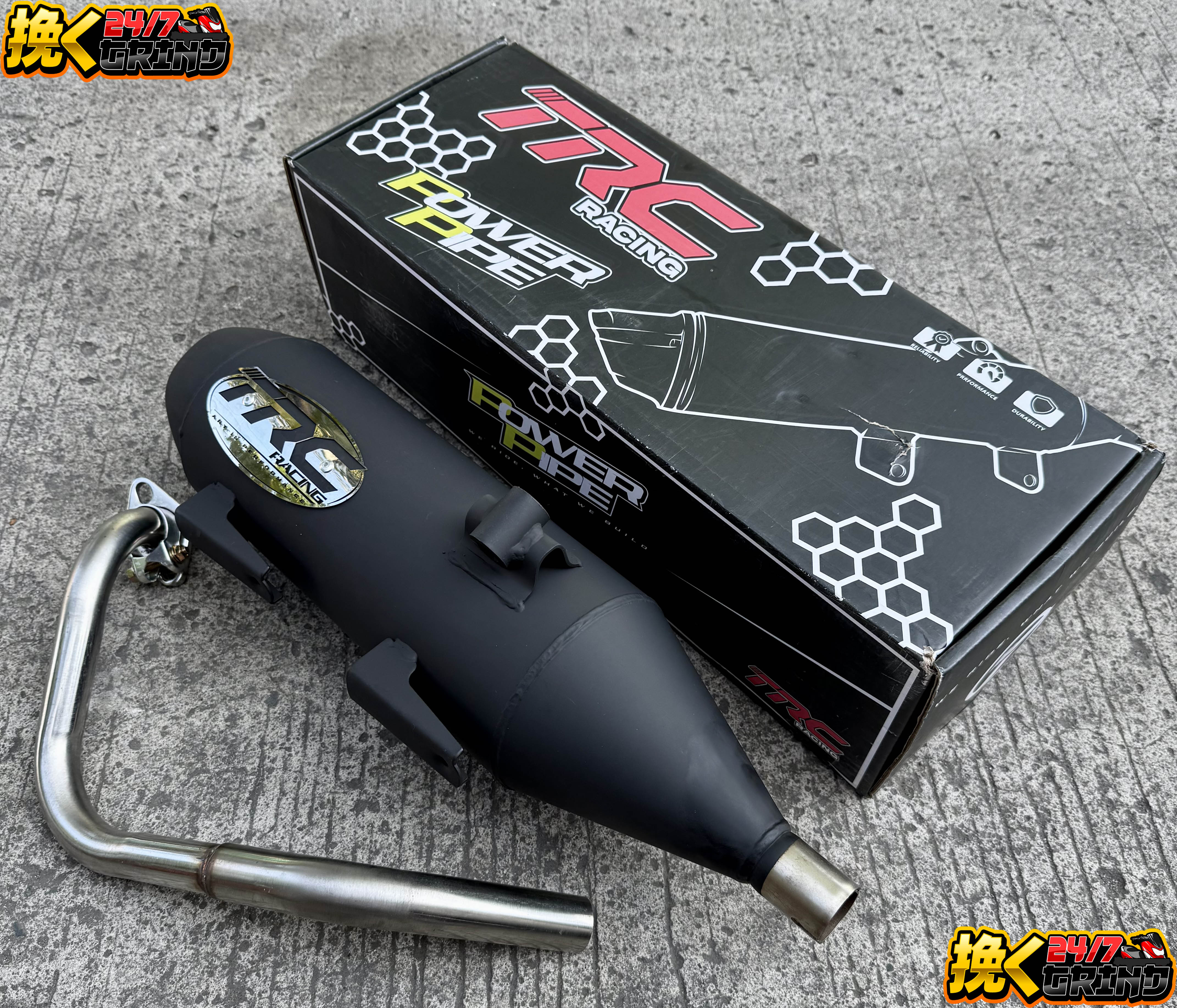 TRC Power Pipe Honda Click 125i/150i v2 v3 Stainless Tip | Shopee ...
