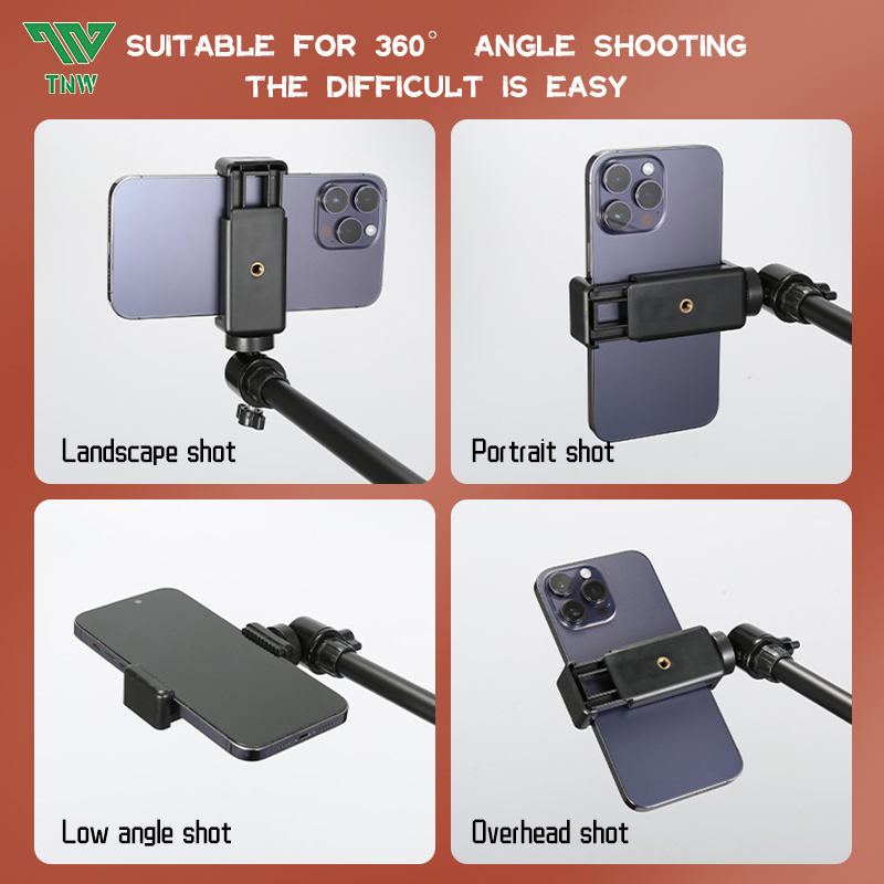 TNW Led Panel Light Fill Light Tripod With Phone Holder 6/8/11Inch For ...
