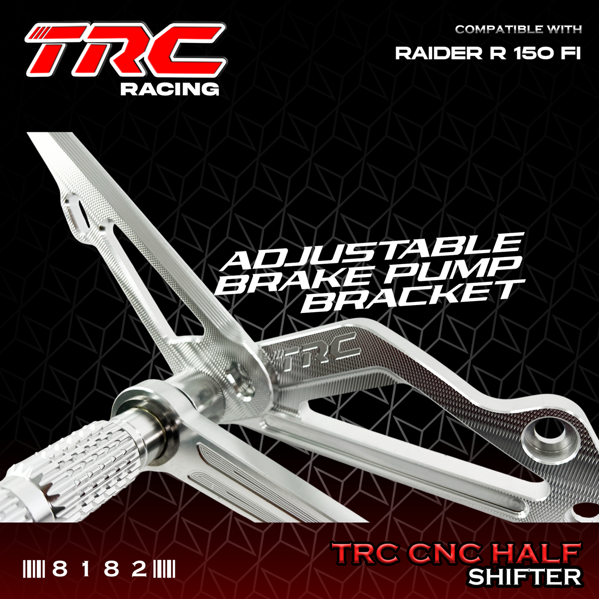 TRC RACING CNC HALF SHIFTER FOR RAIDER R'150 FI 8182 | Shopee Philippines