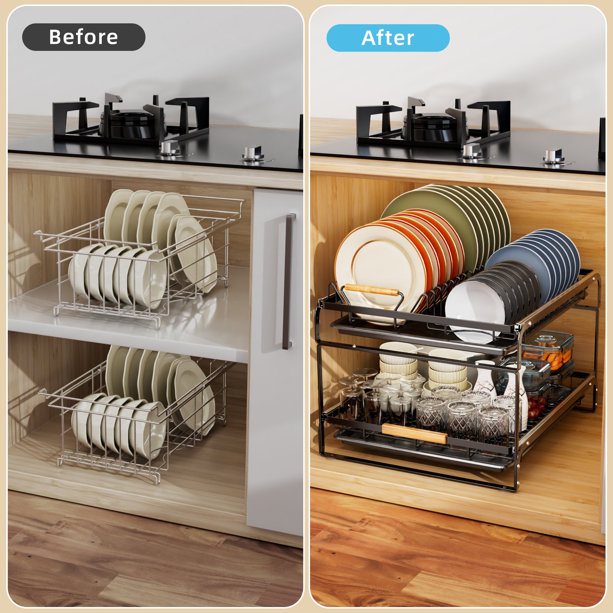 15 Pullout Kitchen Storage Ideas that Maximize Every Inch