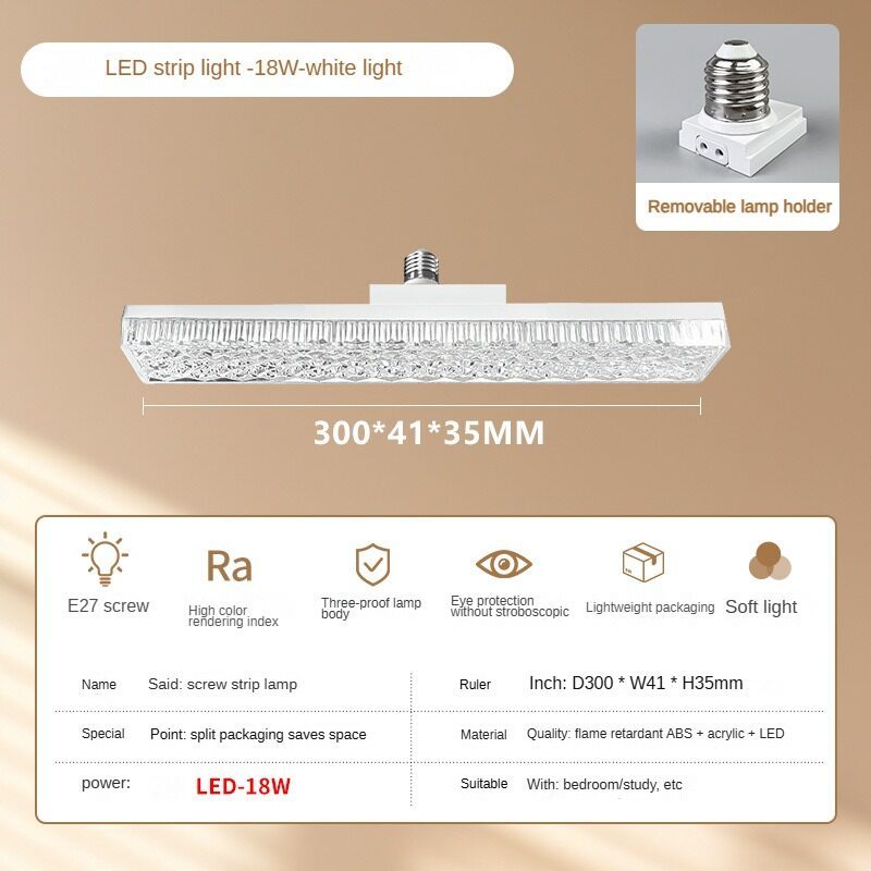 E27 Bulb Crystal LED Light Upgraded Led Bulb Flat Low High Bay Indoor ...