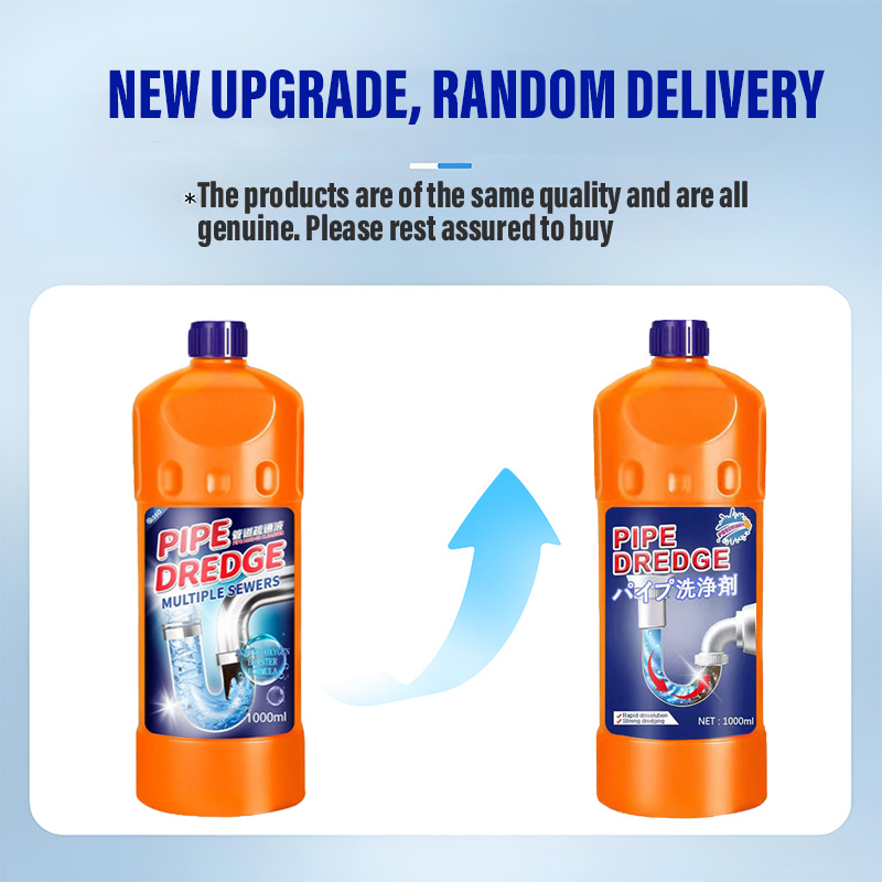 Drain cleaner Pipe unclogging agent Dissolving pipe blockages ...
