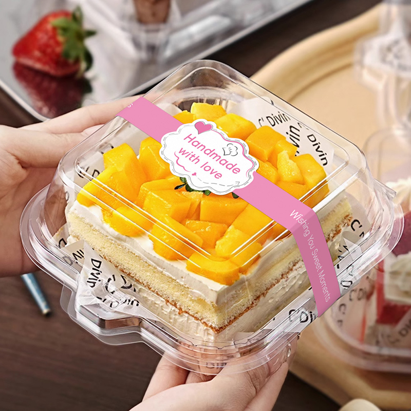 50PCS Long Style Handmade Baking Sealing Stickers Wishing Sticker Cake ...