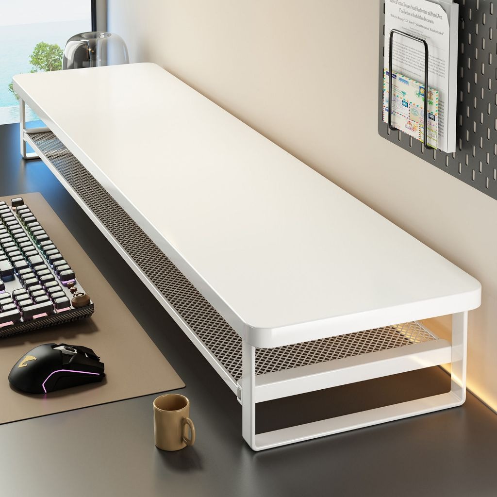 Wooden Monitor Stand Office Computer Monitor Riser Multifunctional ...