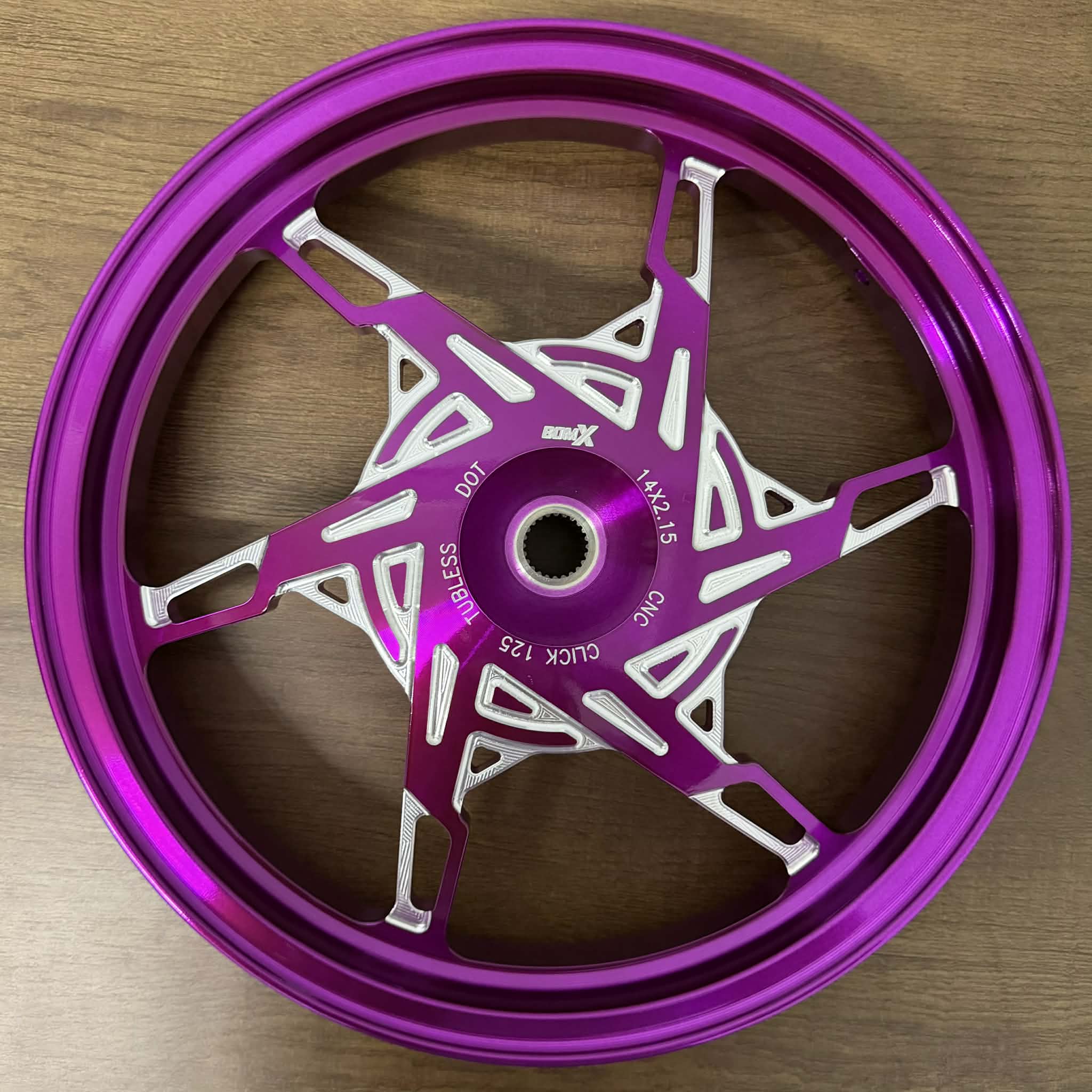 BOM RANGSIT BomX CNC MAGS RAZOR HEXA 6 SPOKES FOR CLICK 125 | Shopee ...