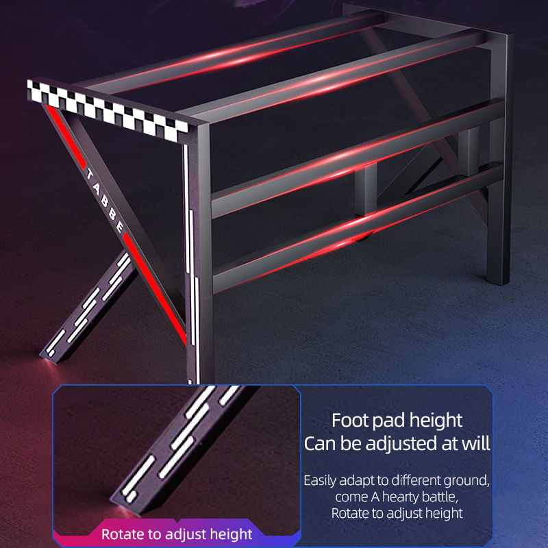 AIODIY Gaming Table Playing Games Playing Computer Table Ergonomic ...