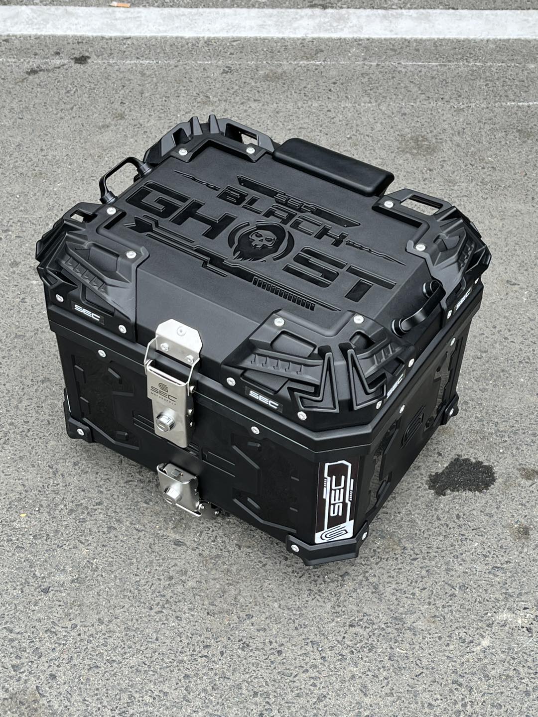 SEC ABS HARD PLASTIC TOP BOX 45 LITERS DUAL LOCK | Shopee Philippines