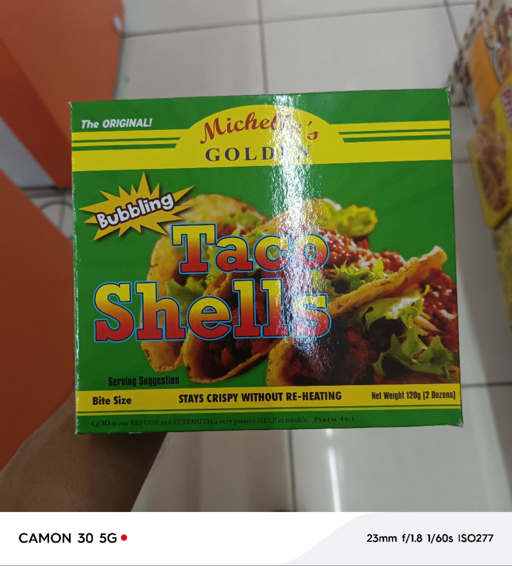 Michelle's Original Golden Bubbling Taco Shell 160g | Shopee Philippines
