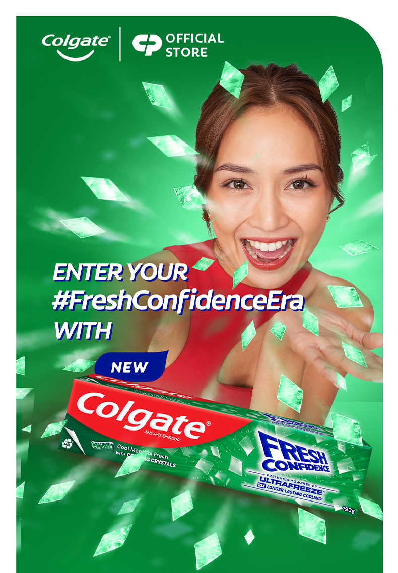 Colgate Fresh Confidence Cool Menthol Toothpaste 175g x2 + Colgate ...