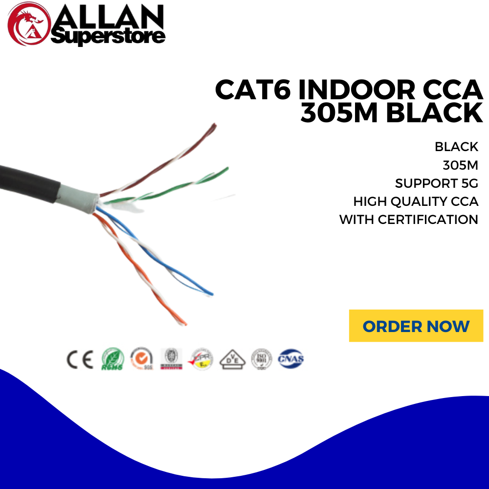 Comlink UTP Cable 300m Cat6e Indoor / Ethernet Cable / Cat6 with Box ...