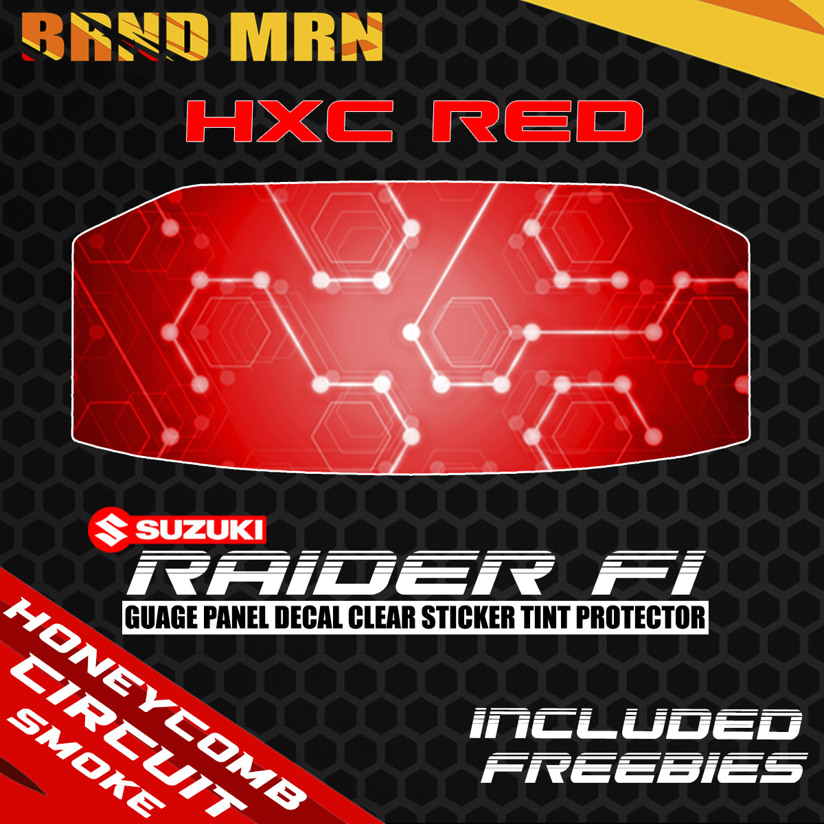 Suzuki Raider fi SPEEDOMETER Panel Gauge Decal Clear Sticker tint ...