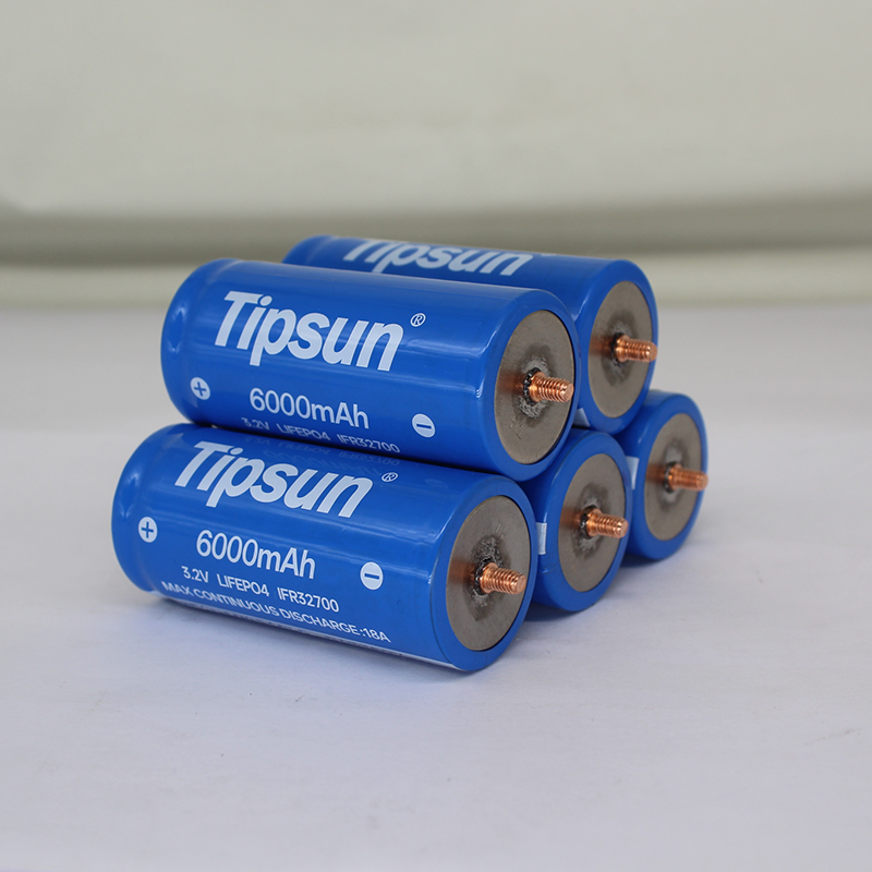 Tipsun battery 32650 / 32700 6000mAh - 6500mAh 3.2V LiFePo4 battery new ...