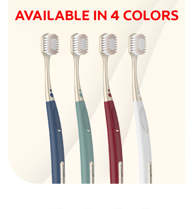 Colgate Easy Comfort Wide-Head Toothbrush, Super Soft Bristle, Pack of ...