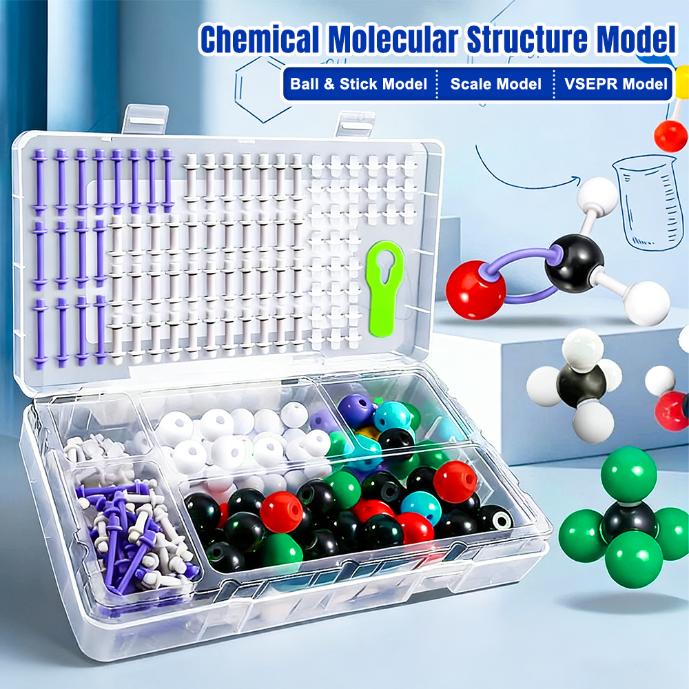 Chemical Molecular Structure Model Kit - Ball-And-Stick Model Kit VSEPR ...
