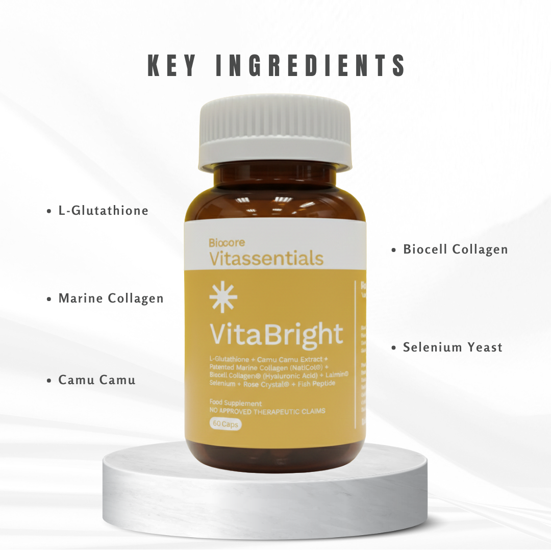 Biocore Vitabright | Skin Glow & Antioxidant Wellness Supplement | 60 ...