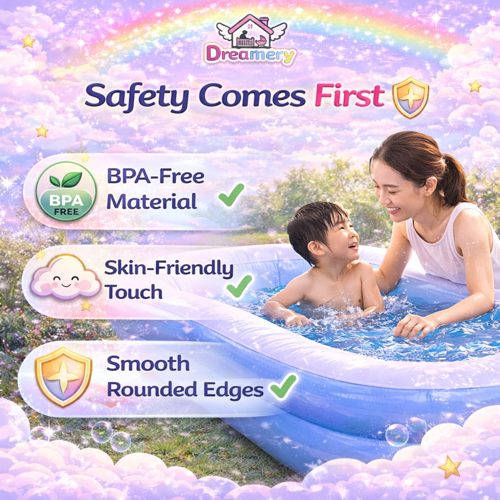 Inflatable Swimming Pool Large Family Big Size Thickened PVC 3 Layer ...