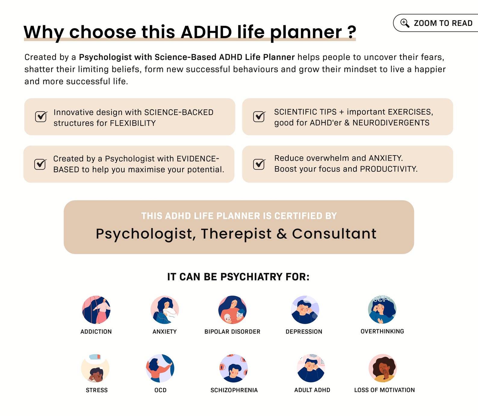 2026 Digital Planner, ADHD Daily Planner, ADHD Goodnotes Planner, ADHD ...