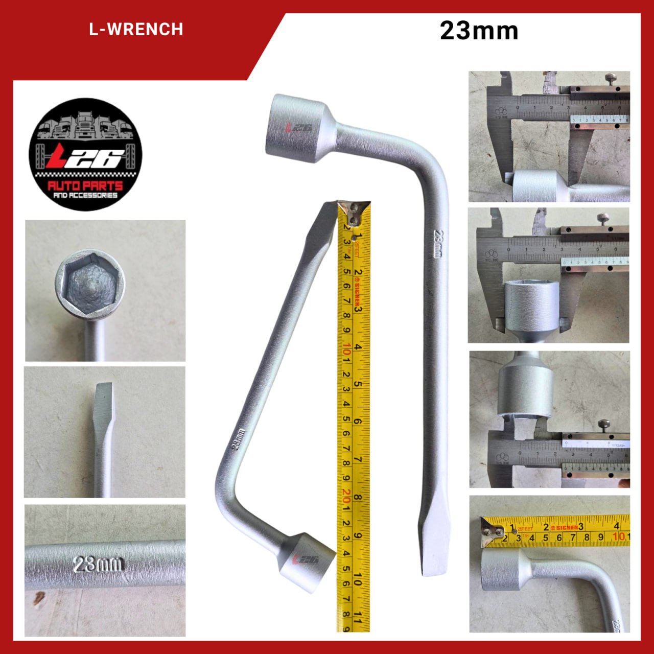 1PC Tire Wrench L-Wrench All Sizes Available for All Vehicles L-Wrench ...