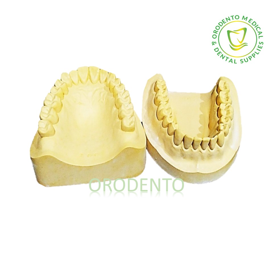 Dental Edentulous and Dentulous Model Cast Upper and Lower Set | Shopee ...