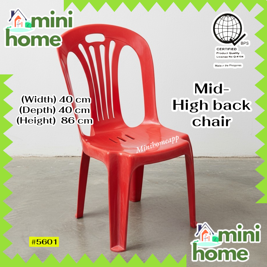 CENTRIX MID-HIGH BACK CHAIR BIG MONOBLOC CHAIR #5601 | Shopee Philippines